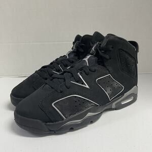 Air Jordan 6 Retro GS Cap and Gown IR2286 010 Size 6 Y Kids Size 7.5 Women Black